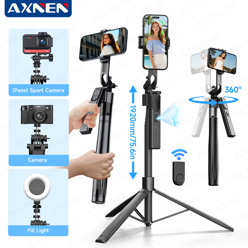 Pop Display Shelf - Tongkat Selfie Gimbal Pelacak AI dengan