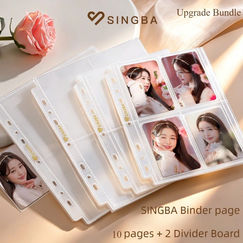 Pokemon Binder Card - 10 lembar baru dengan 2 sekat,