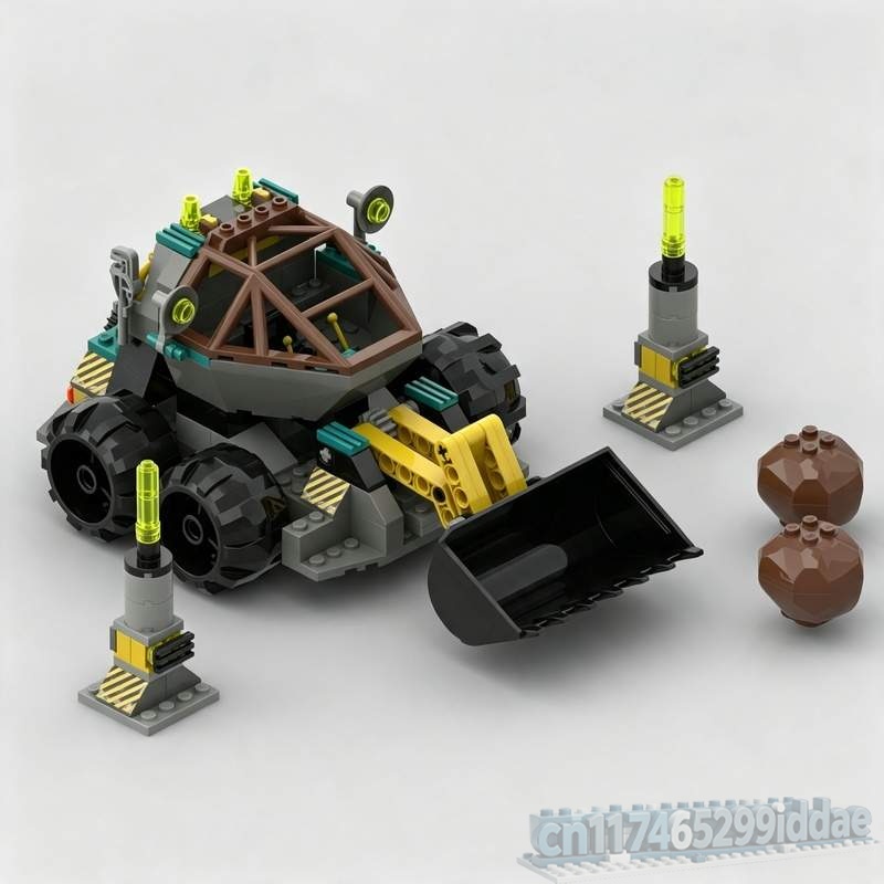 Lego Minifigure Holder - 201PCS Rock Raiders Loader Dozer MKII