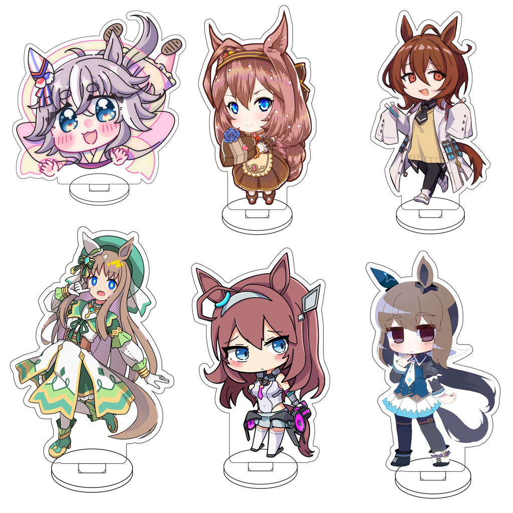 10CM Anime Uma Musume: Pretty  - Figma Stand Set ulasan dan harga